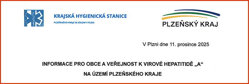 Informace  z Krajské hygienické stanice ohledně šíření žloutenky v našem kraji.
